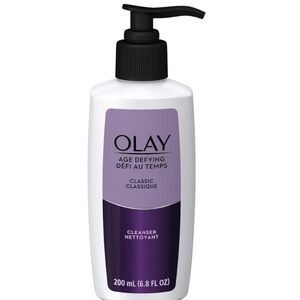 OLAY Age Defying Cleanser - Black and Purple